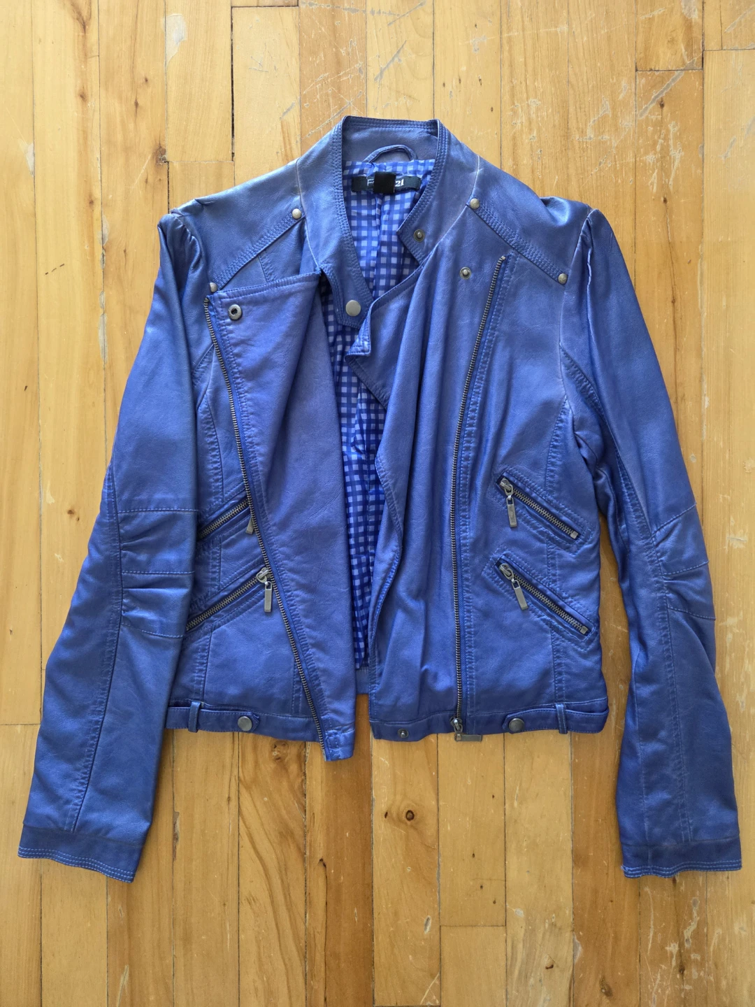 Forever 21 Vegan Leather Biker Jacket (M)