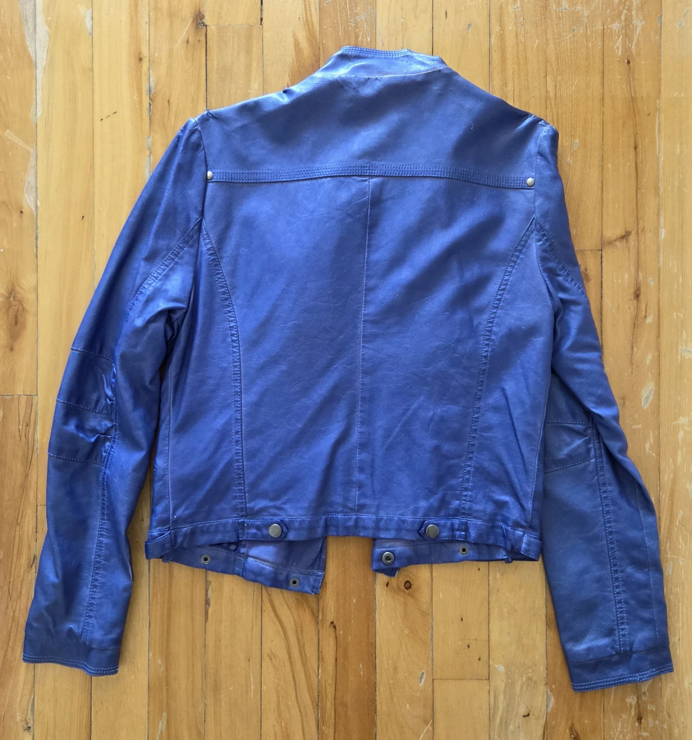 Forever 21 Vegan Leather Biker Jacket (M) - photo 3