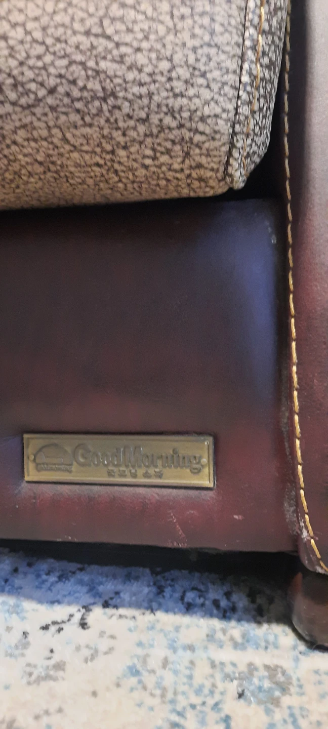 Brown Leather Sectional Sofa - photo 3