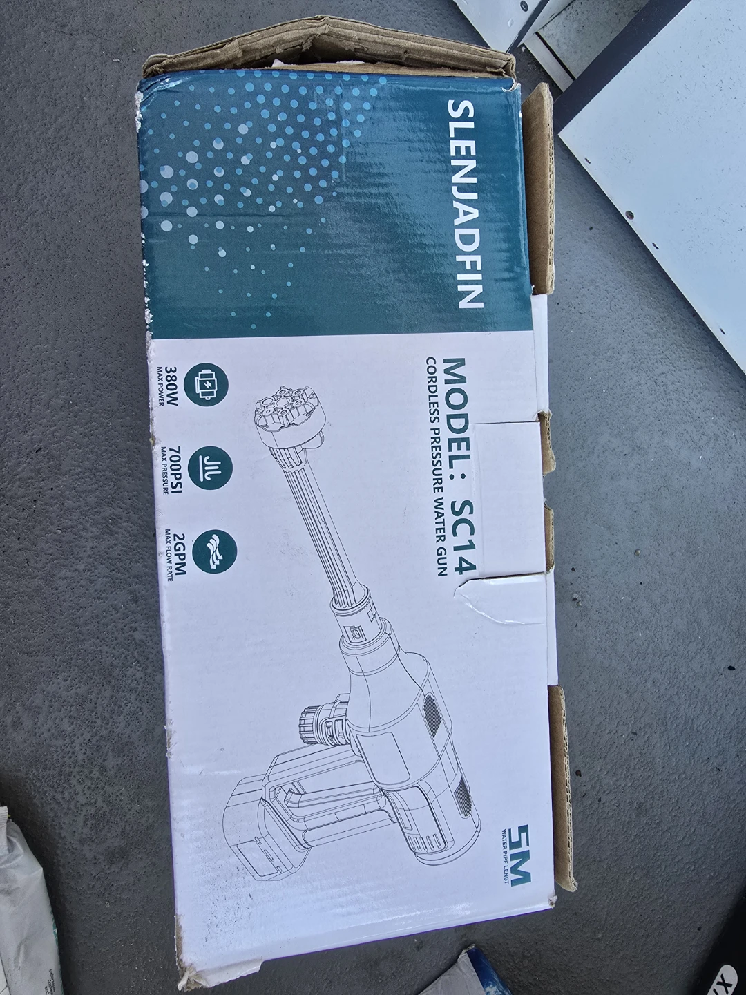 SLENJADFIN Cordless Pressure Water Gun SC14 - photo 5