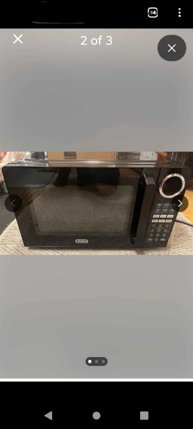 Microwave Oven Retro Like New black... - photo 2