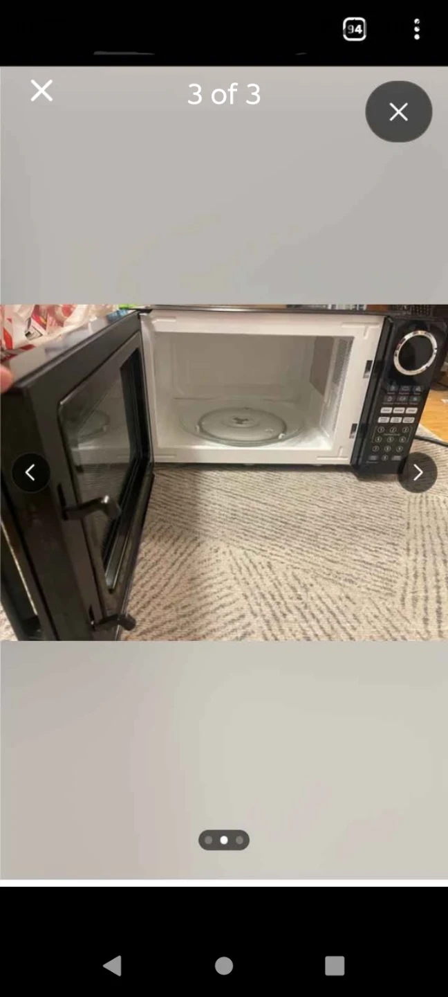 Microwave Oven Retro Like New black... - photo 3