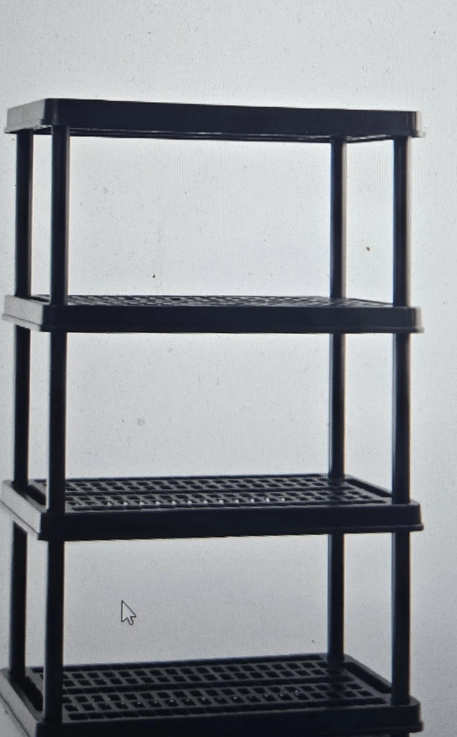 Tuff Store 5-Tier Resin Shelving Unit