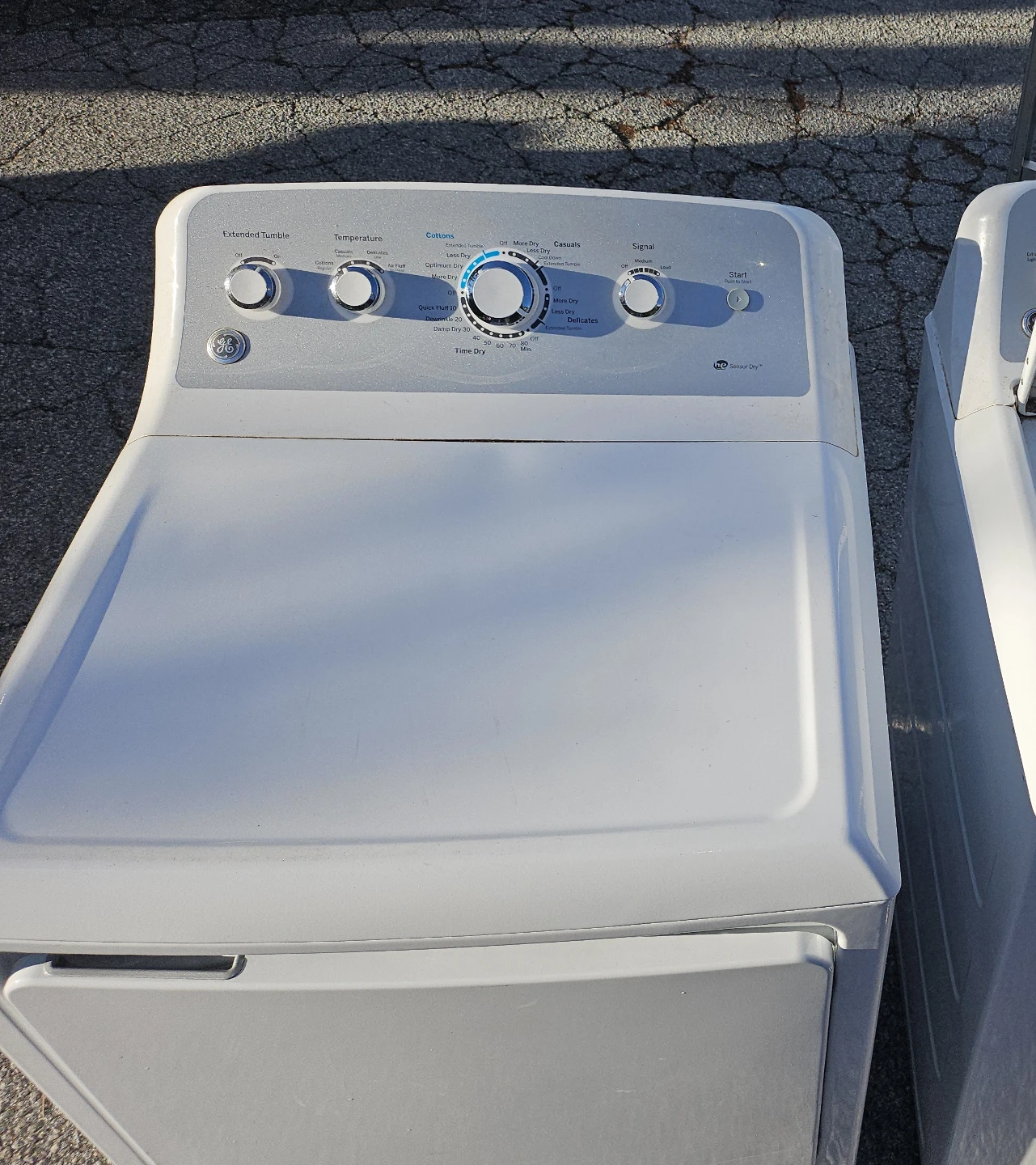 GE Dryer 27" can deliver