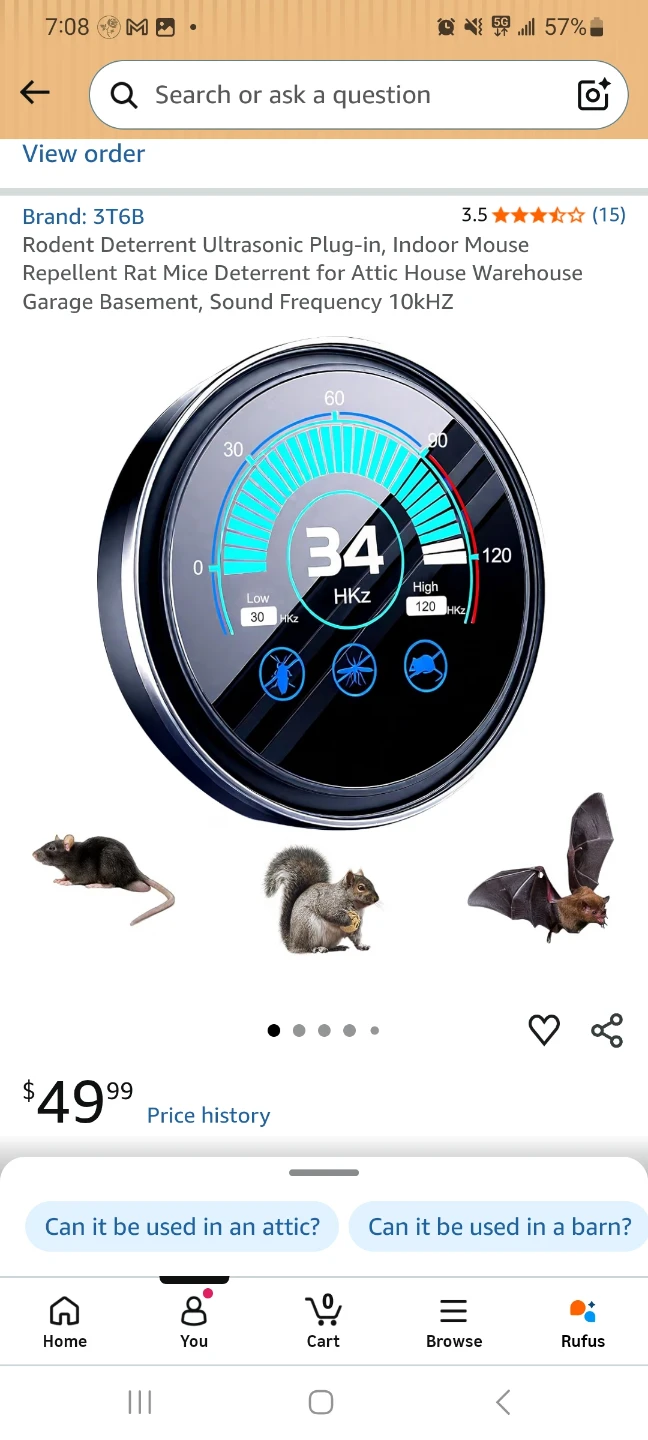 Electronic Pest Repeller @Brand new & Never Used