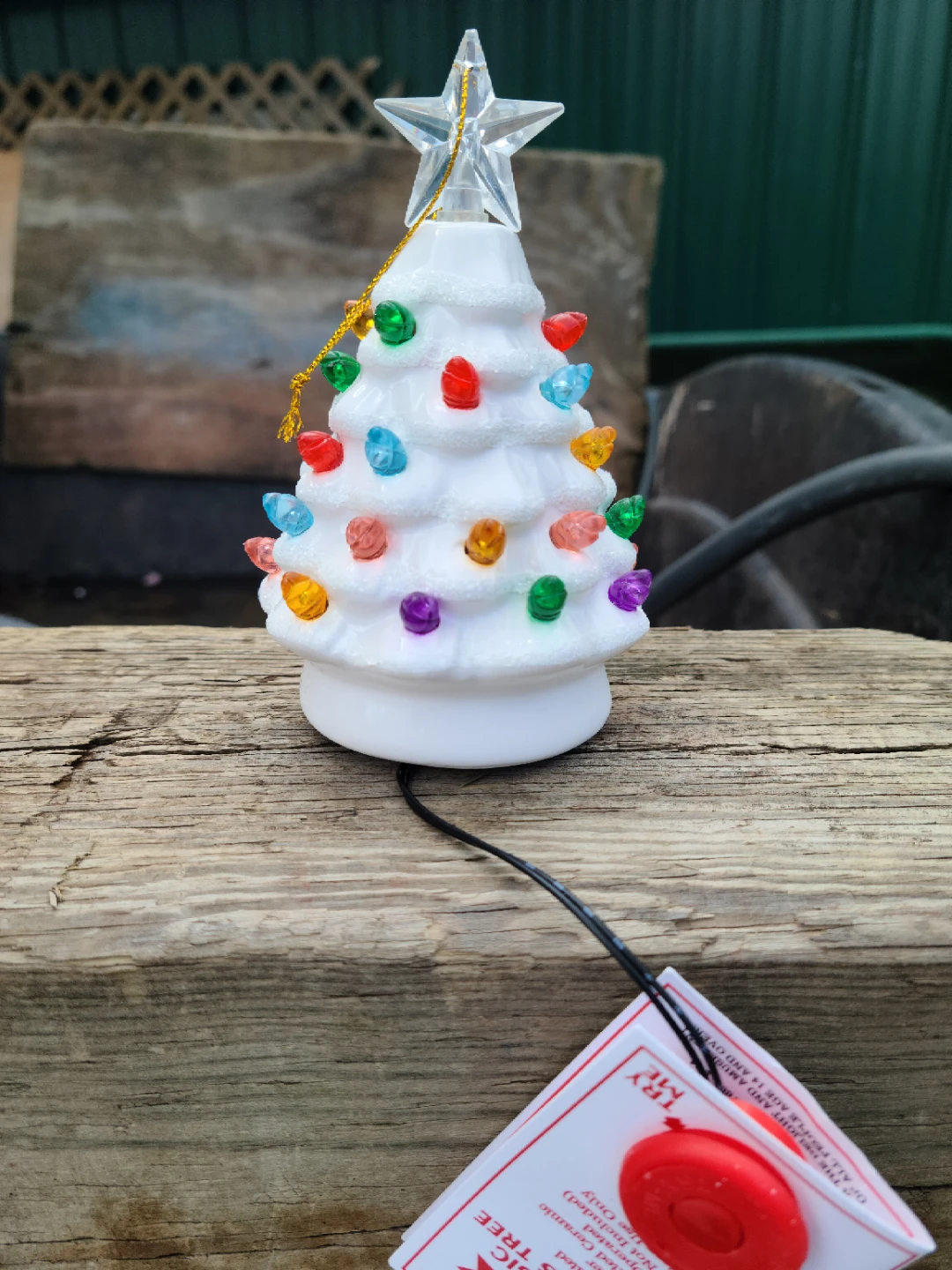 Ceramic Light-Up Christmas Tree
