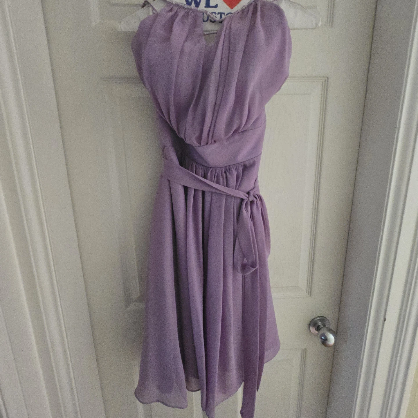 Lavender Chiffon Bridesmaid Dress