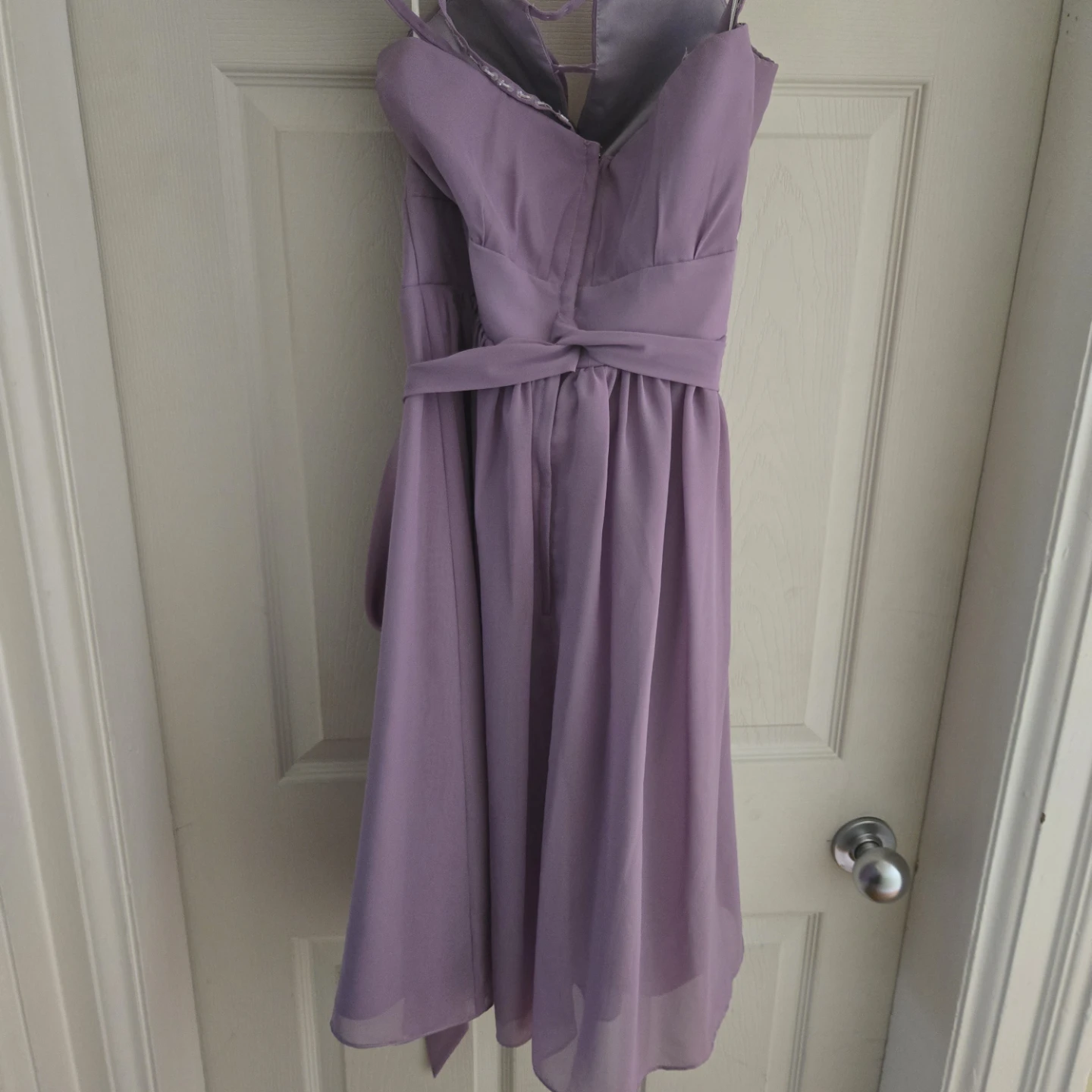 Lavender Chiffon Bridesmaid Dress - photo 2