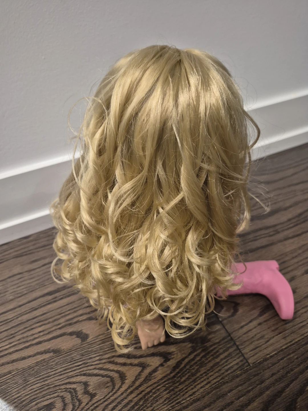 Blonde American Girl Doll in Pink Dress and Boots - photo 4