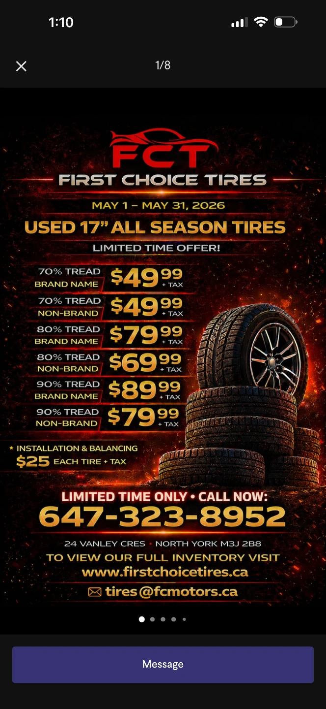 First Choice Tires - Used All Season Tires - photo 3