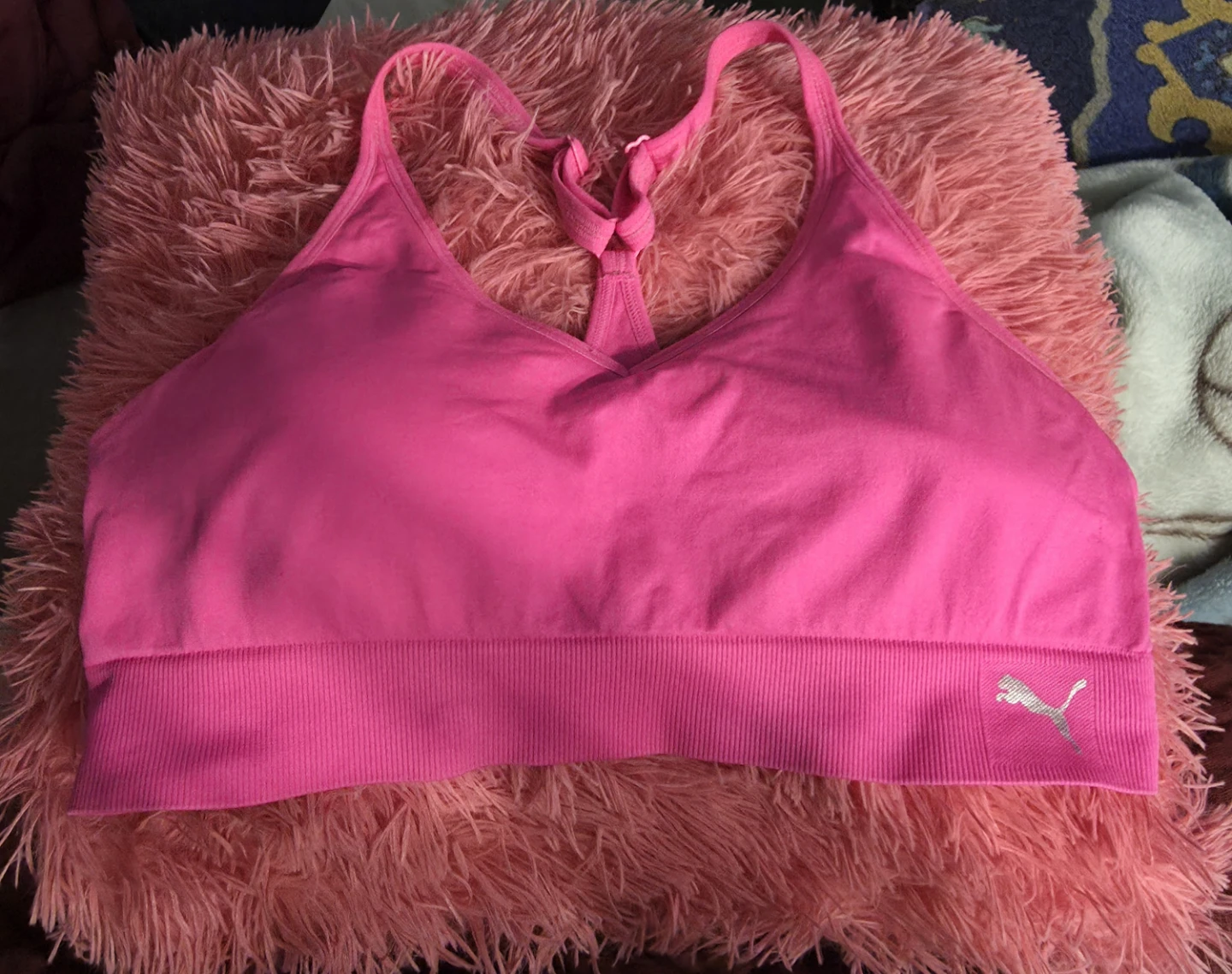 Puma Pink Sports Bra (L)