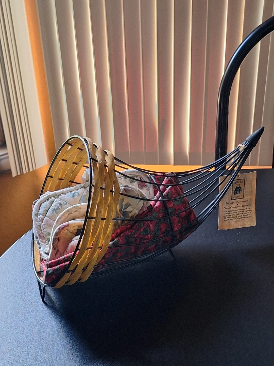 Decorative Cornucopia Basket