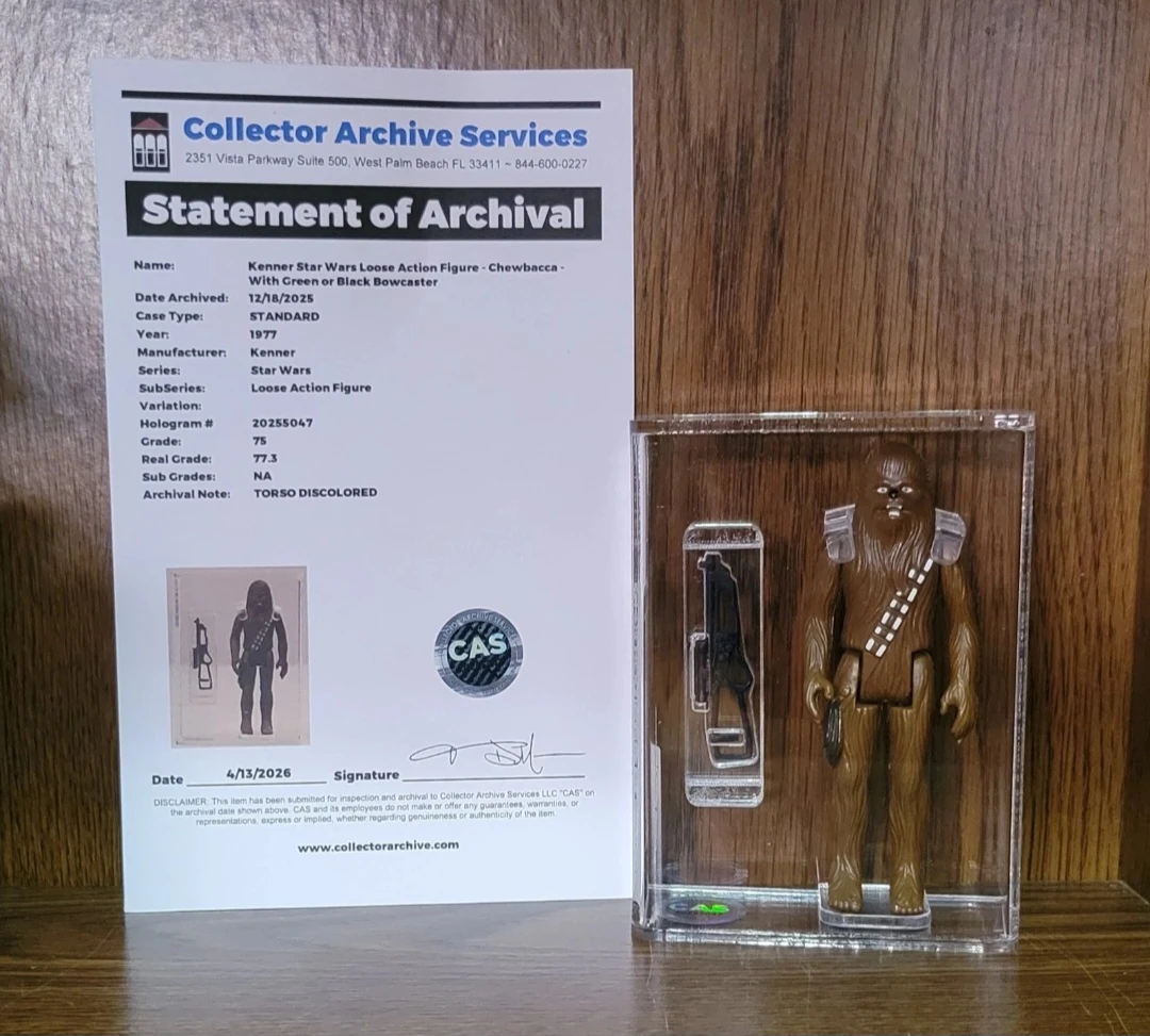 CAS Graded 75-Vintage 1977 Star Wars Chewbacca
