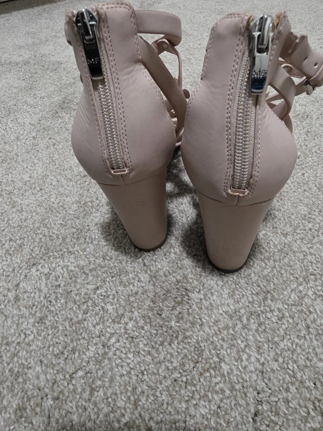 Pale Pink Strappy Heel Sandals - photo 3