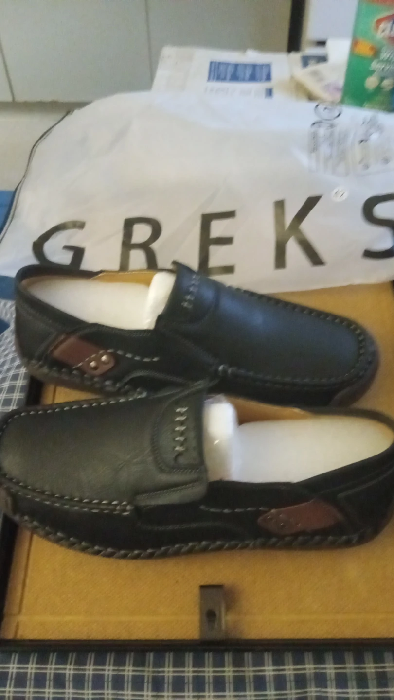 Men's Black Loafers - photo 4