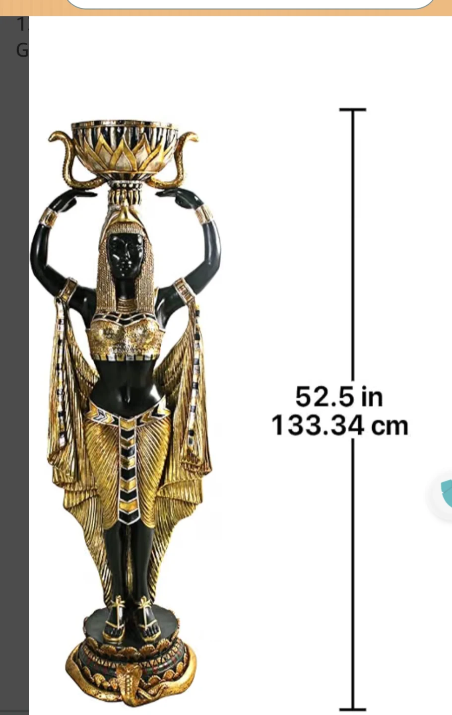 Egyptian Statue - photo 3
