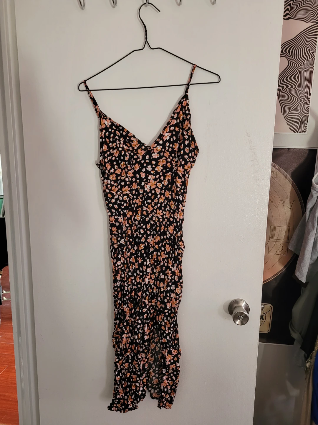 Floral Spaghetti Strap Dress