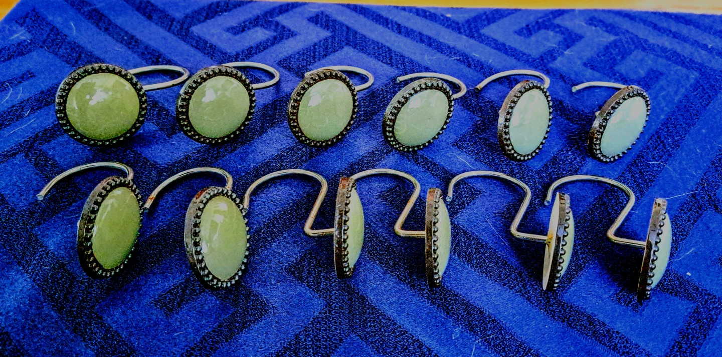 Decorative Shower Curtain Hooks (12) - photo 2