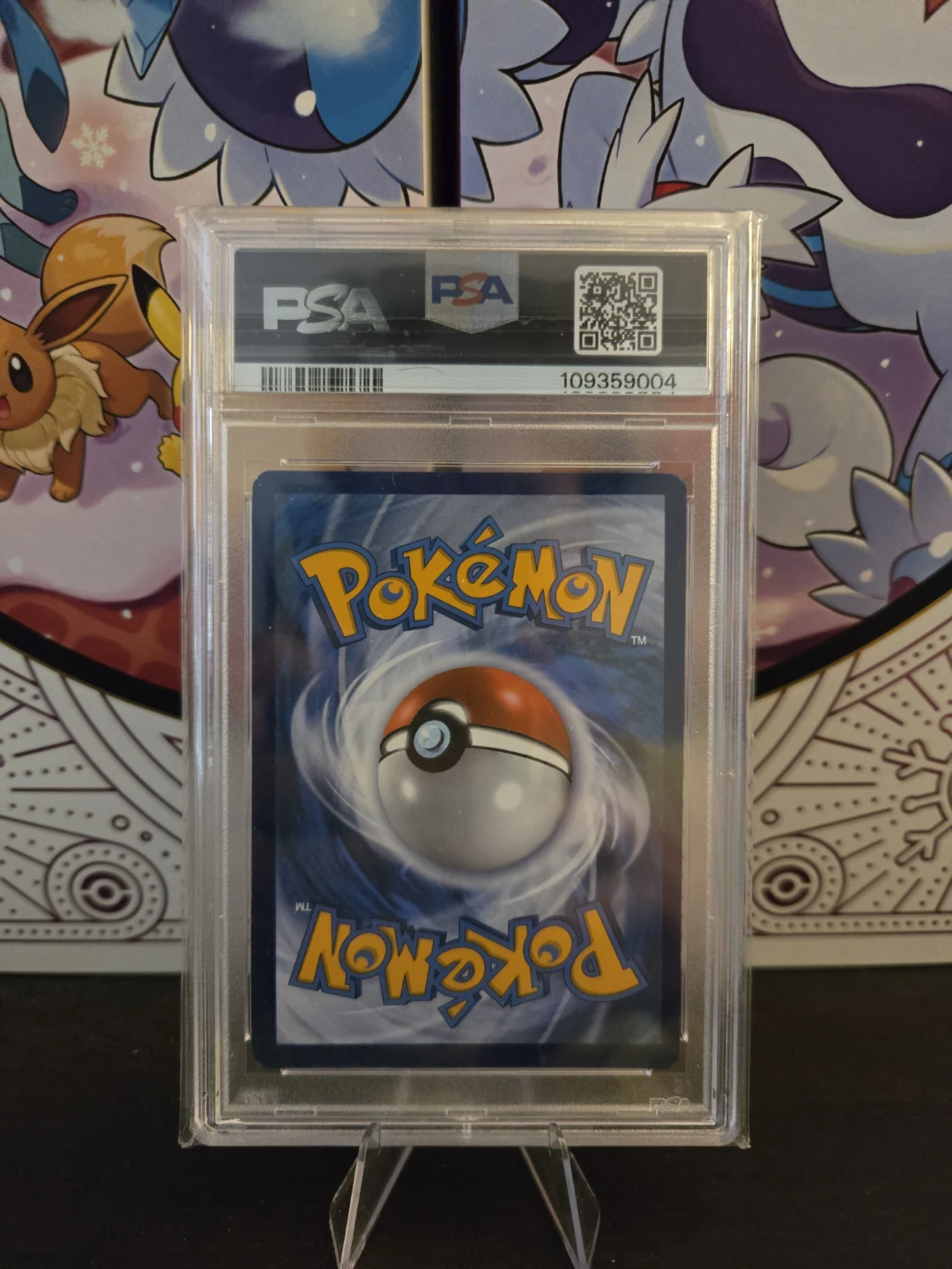 *Selling as RAW* PSA 8 Celebi V Alt Art #245/264 Fusion Strike - photo 2