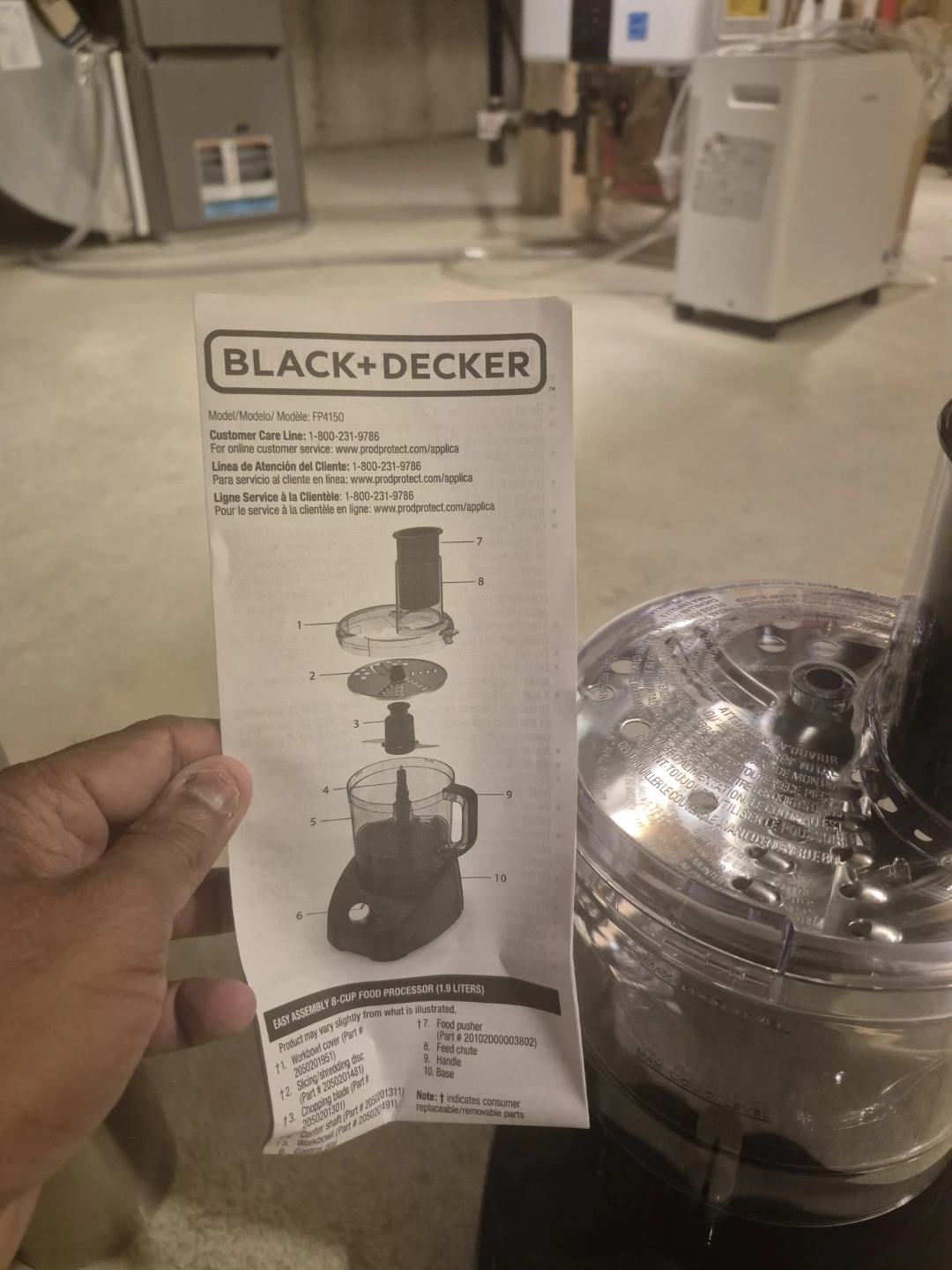 BLACK+DECKER 8-Cup Food Processor