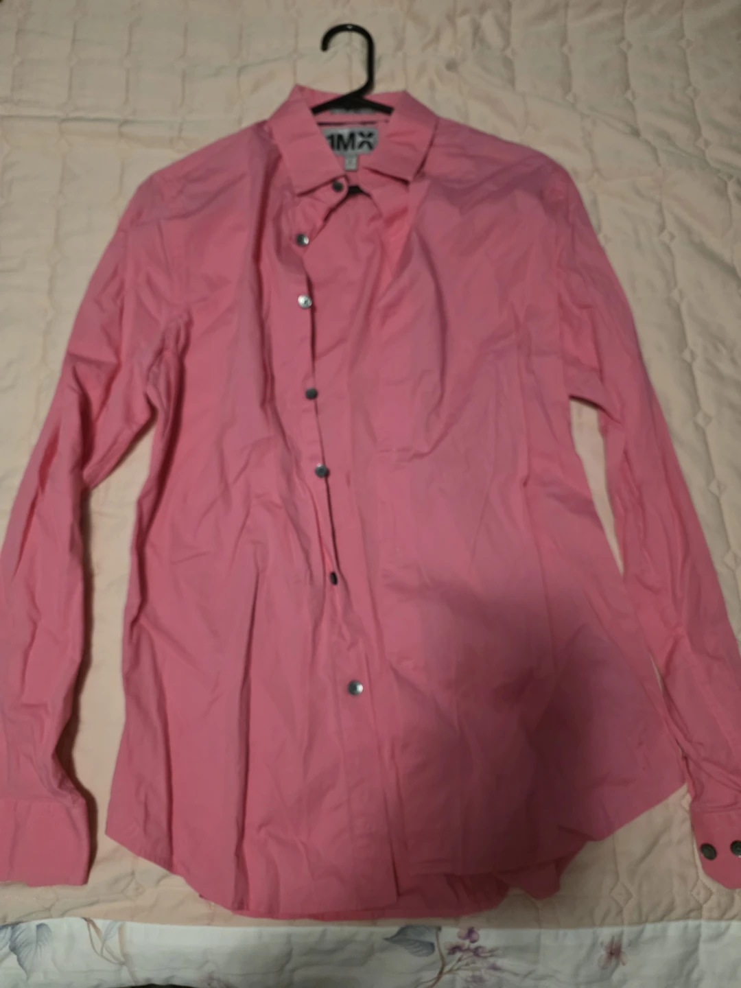 1MX Pink Button-Down Shirt