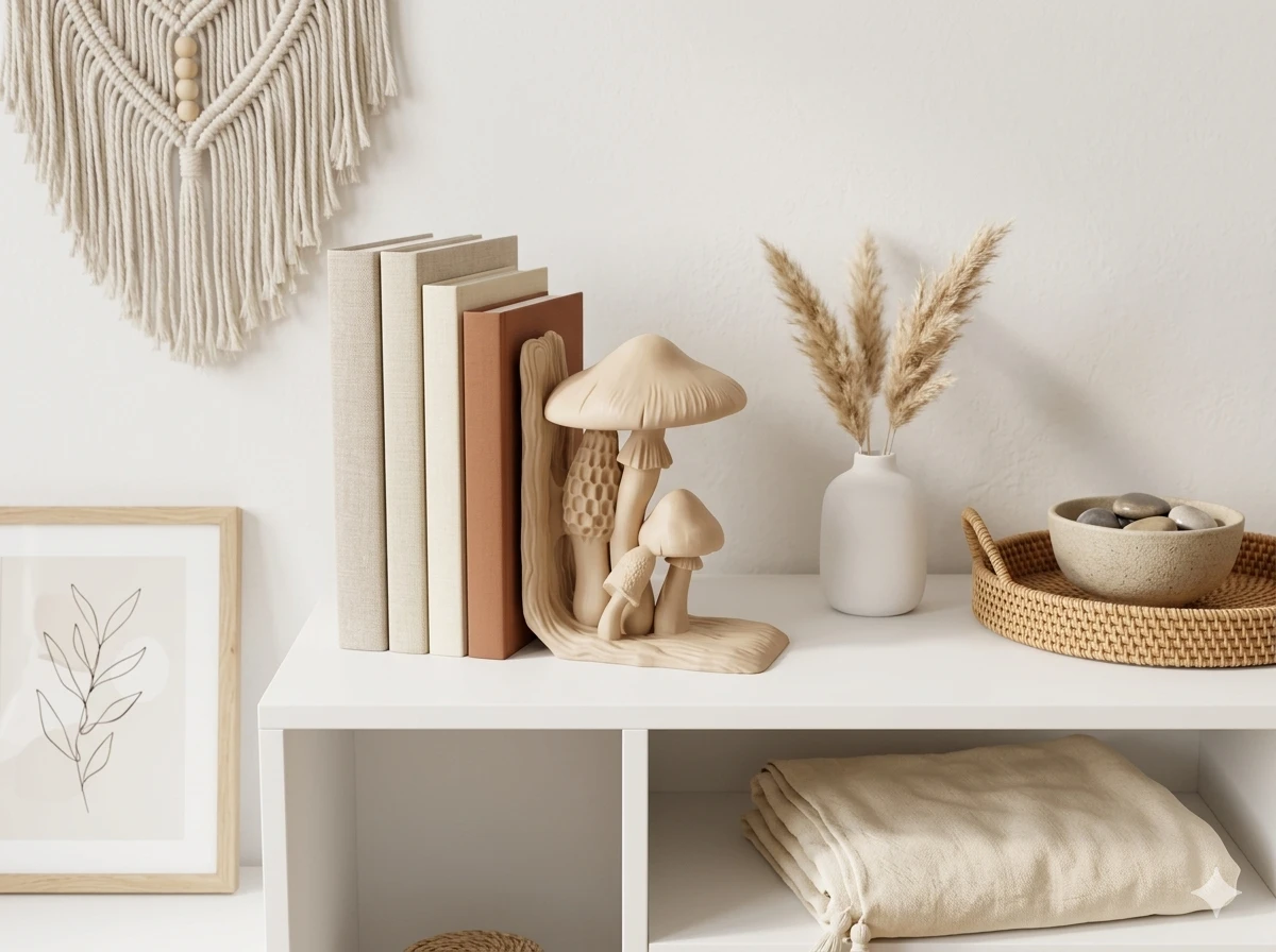 Westcoast Mushroom themed Bookends - photo 2