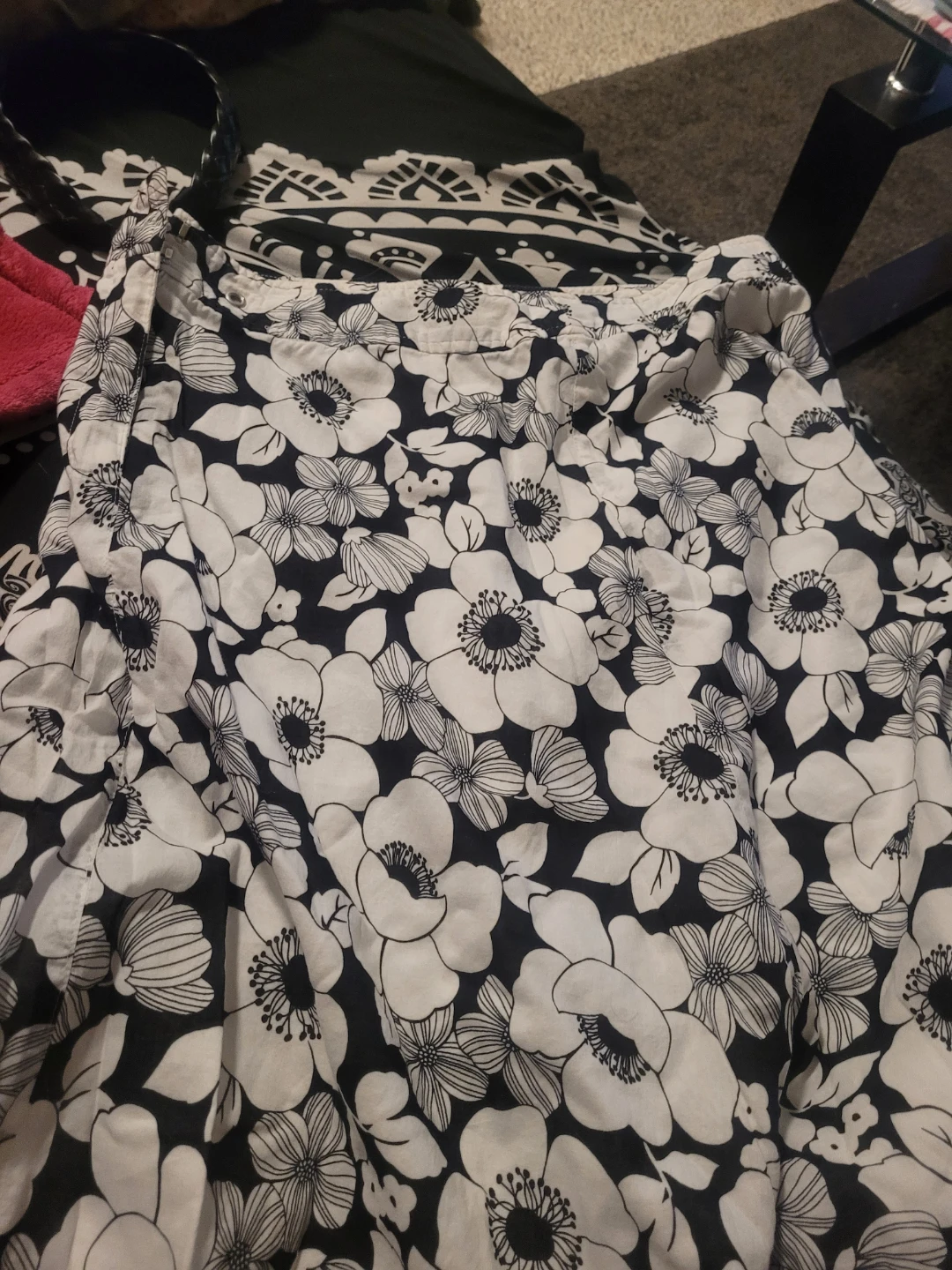 Floral Print Skirt