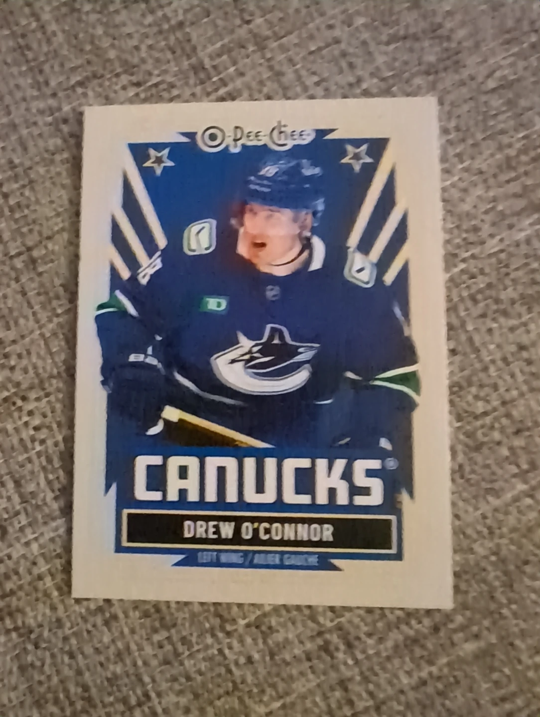 O-Pee-Chee Drew O'Connor Canucks Hockey Card