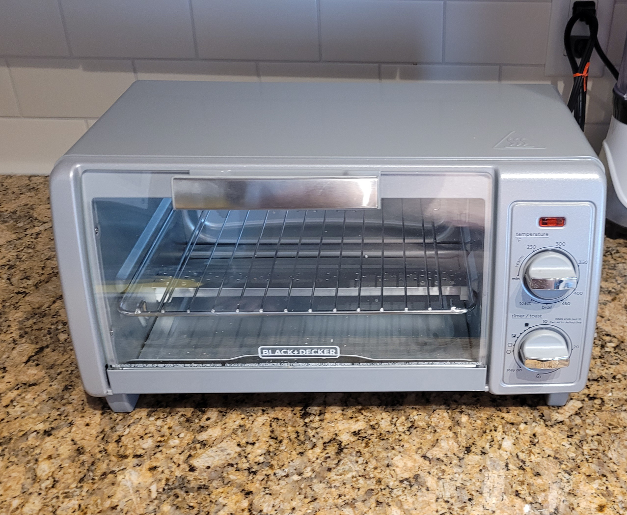 Black & Decker 4 Slice Stainless Steel Toaster Oven