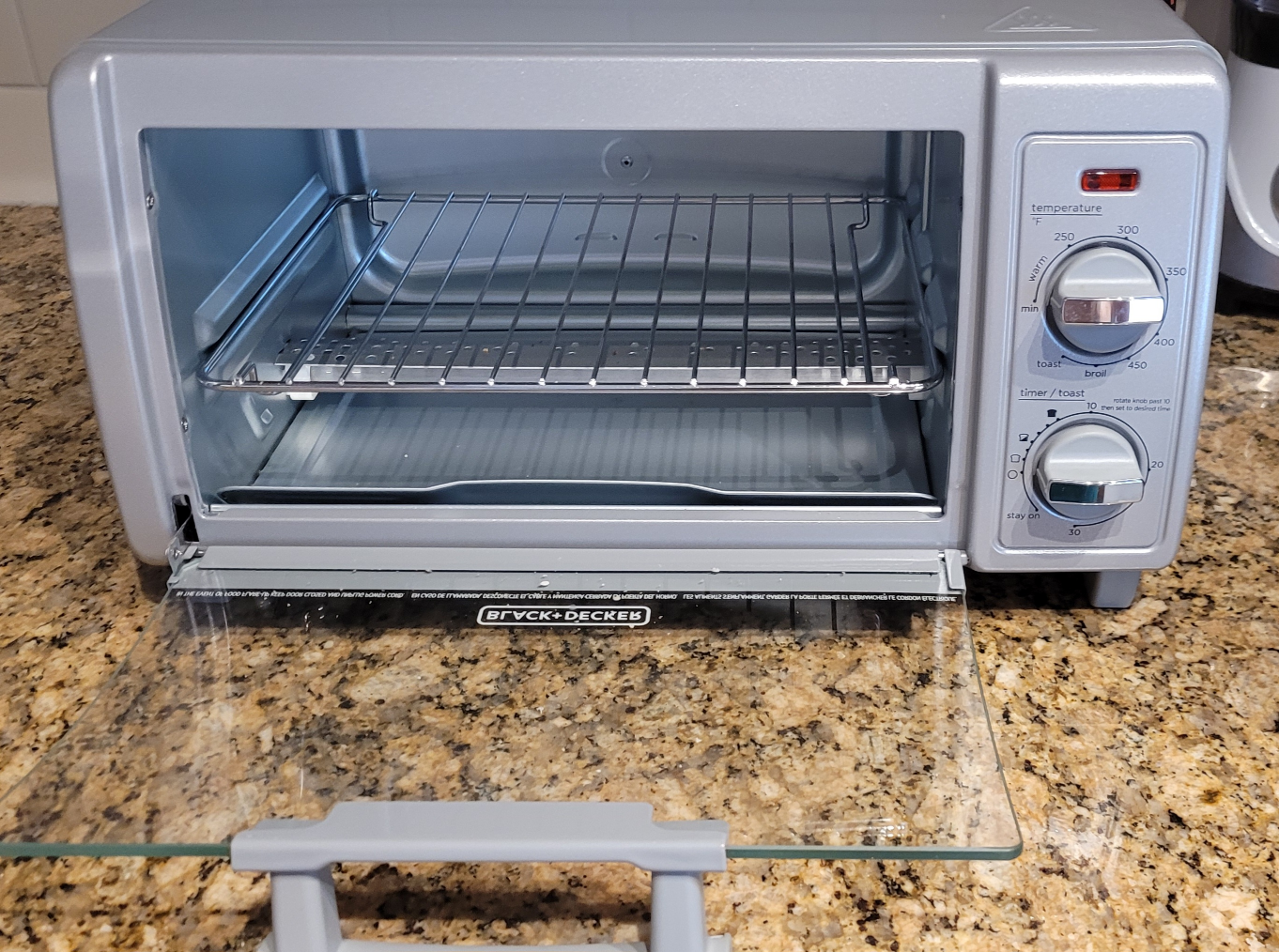 Black & Decker 4 Slice Stainless Steel Toaster Oven - photo 2
