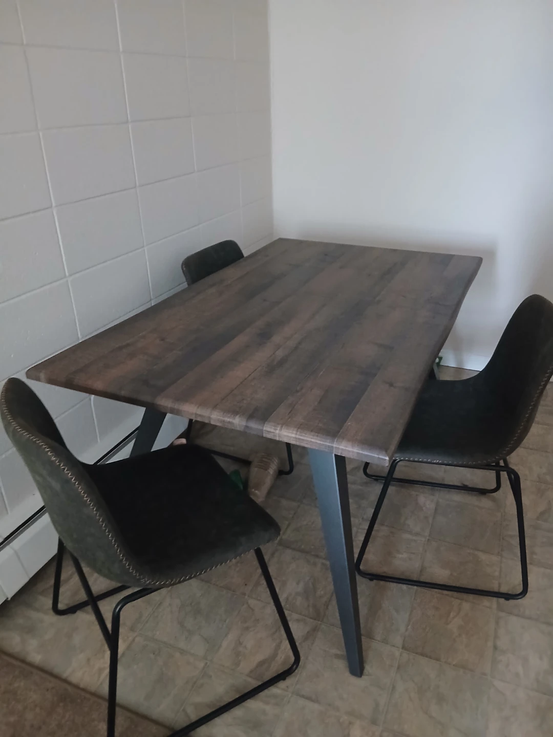 Amos 5pc Dining Set with Table & 4 Chairs