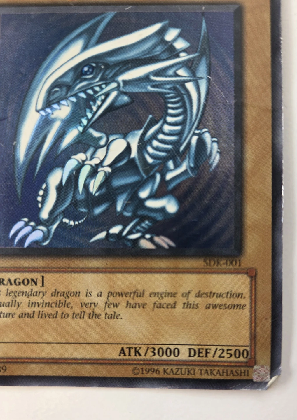 Yu-Gi-Oh! Blue-Eyes White Dragon Trading Card - photo 2