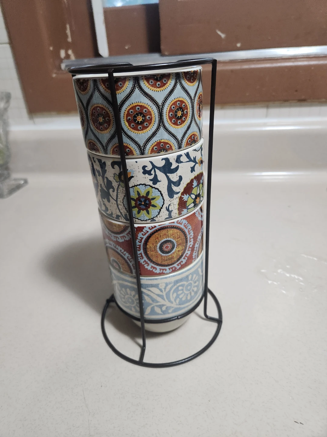 Pier 1 Stoneware Stackable Mugs Set - photo 2