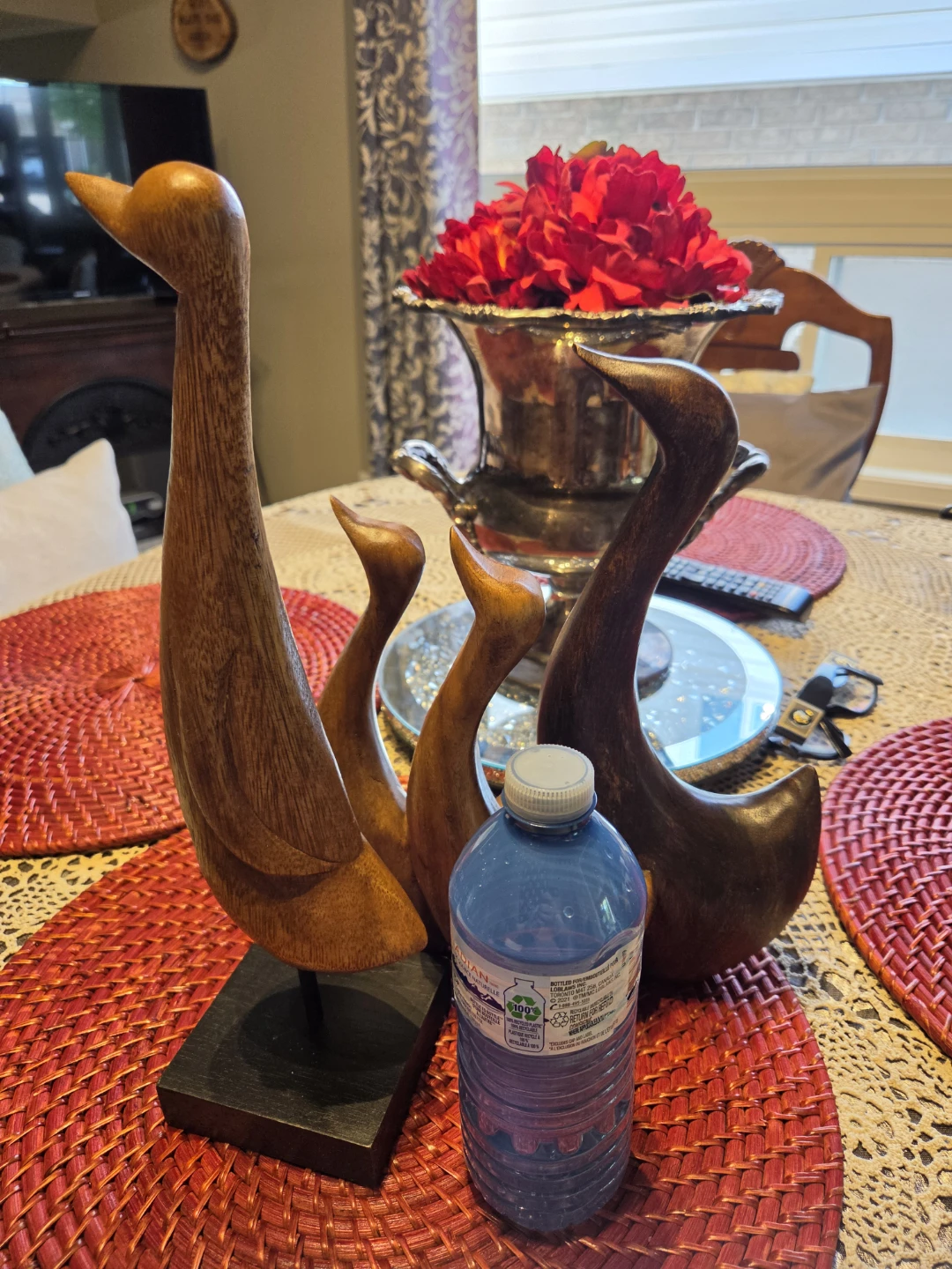 Set of 4 Wooden Duck Figurines - photo 4
