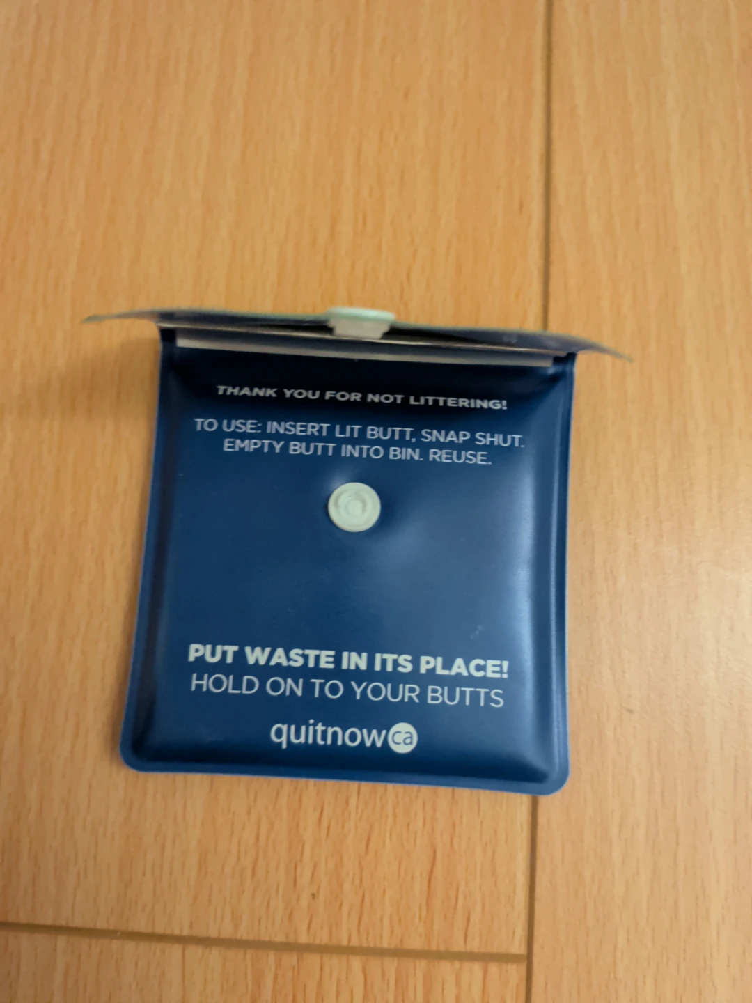 Quitnow Pocket Ashtray - City of Vancouver - photo 2