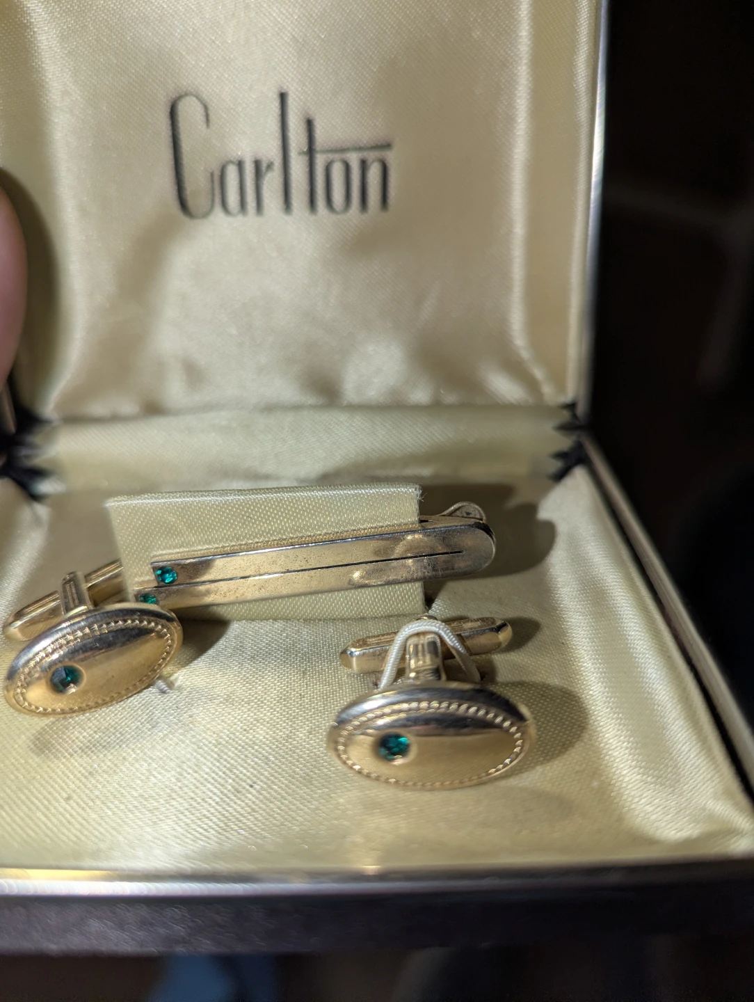 Carlton & Quality Cufflinks & Tie Clip Set - photo 3