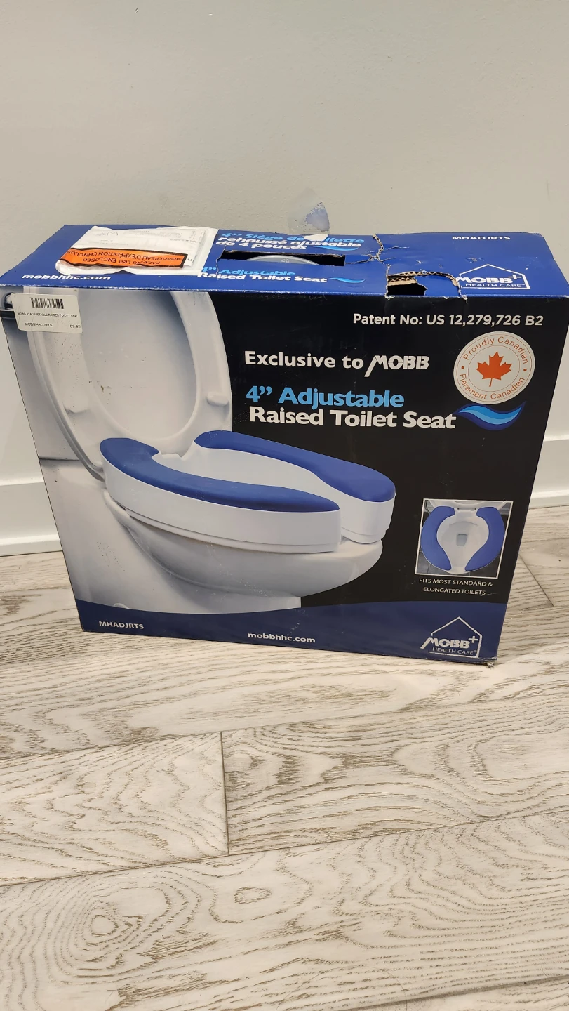 Adjustable Raised Toilet Seat