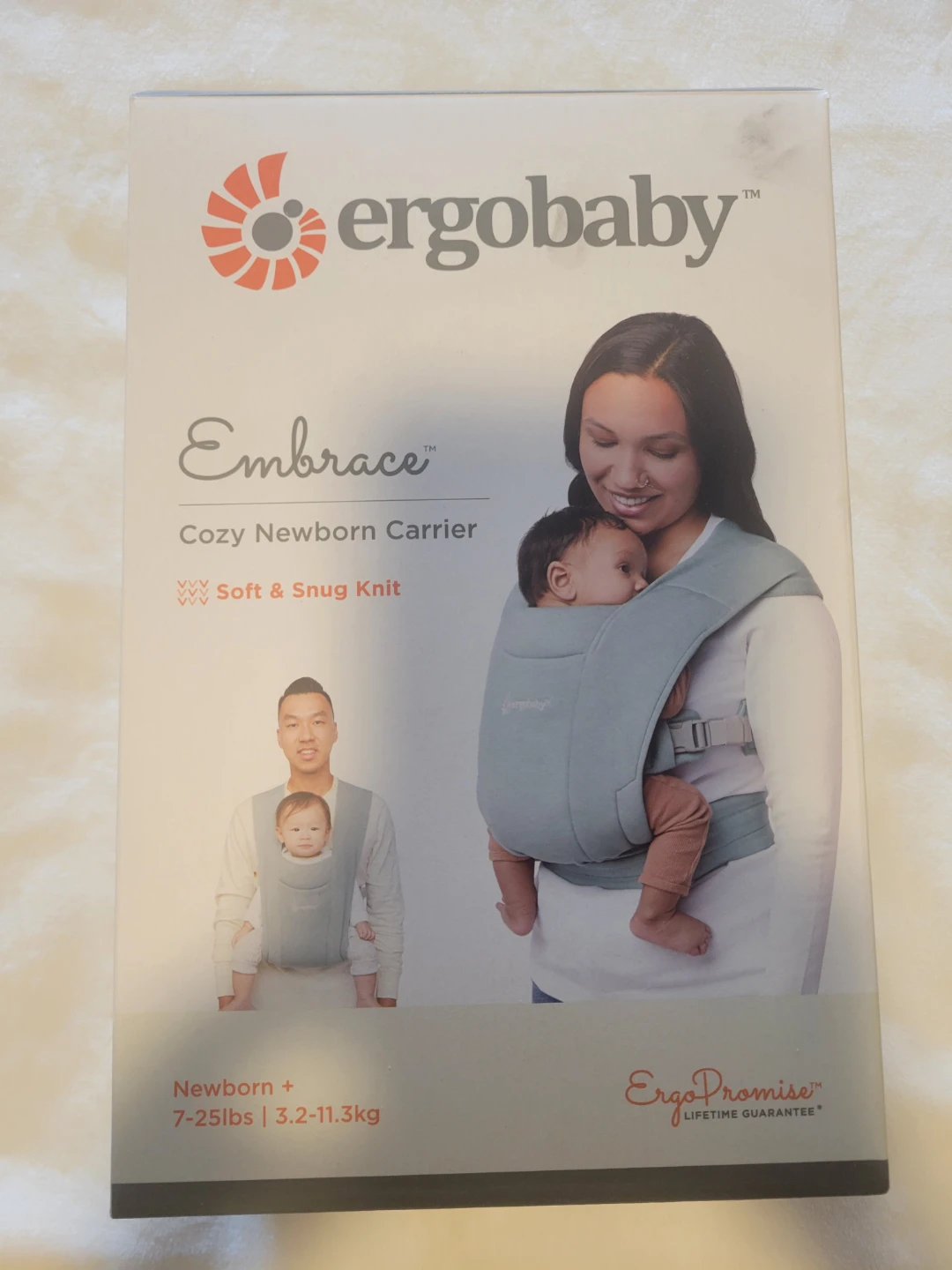 Ergobaby Newborn Carrier - Soft & Snug Knit