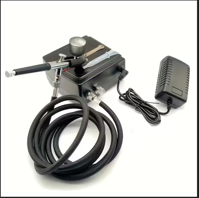 Portable Dual Action Airbrush Compressor Kit - photo 2