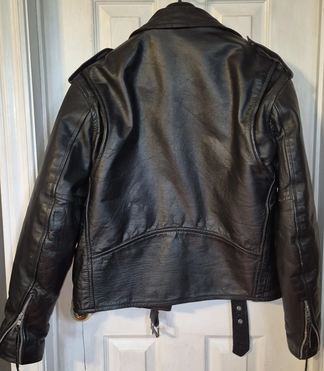 FIRST Genuine Leather Motorcycle Jacket - photo 2