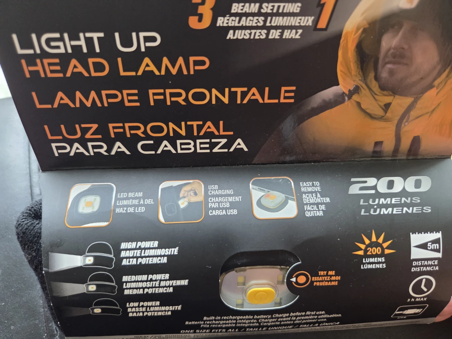 NEW! USB LED Headlamp Beanie - photo 3