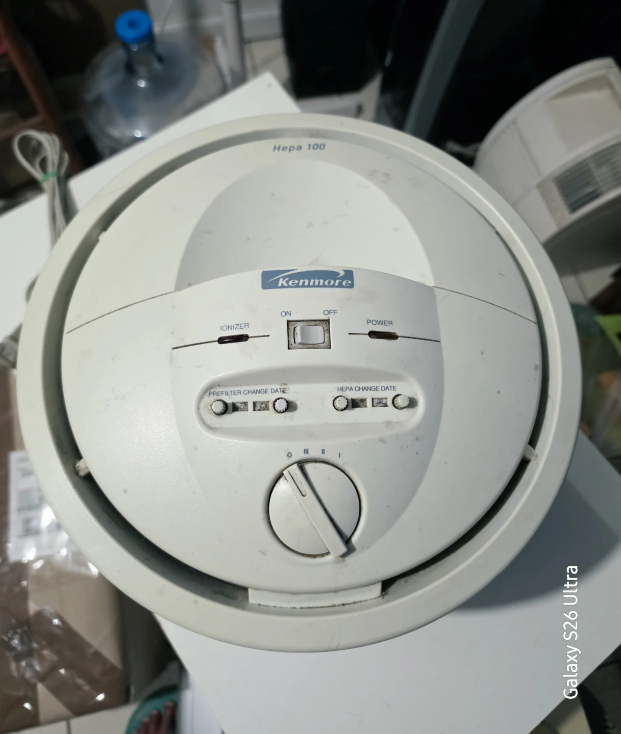 Kenmore Hepa100 Compact Air Purifier Ionizer Model 437.83231