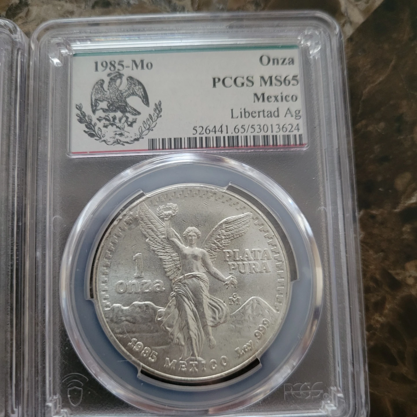 Collection of Graded Mexican Silver Libertad Coins - photo 3