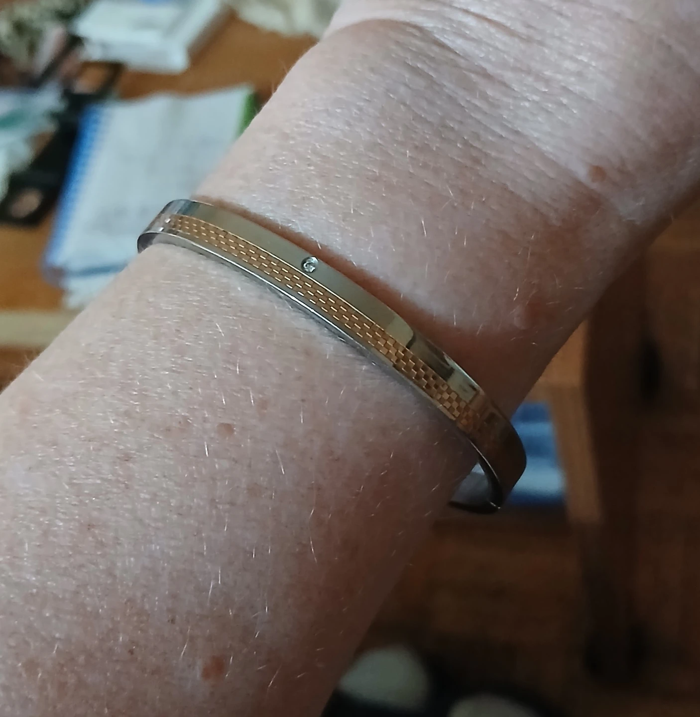 Silver Tone and Gold Tone Bracelet - photo 3