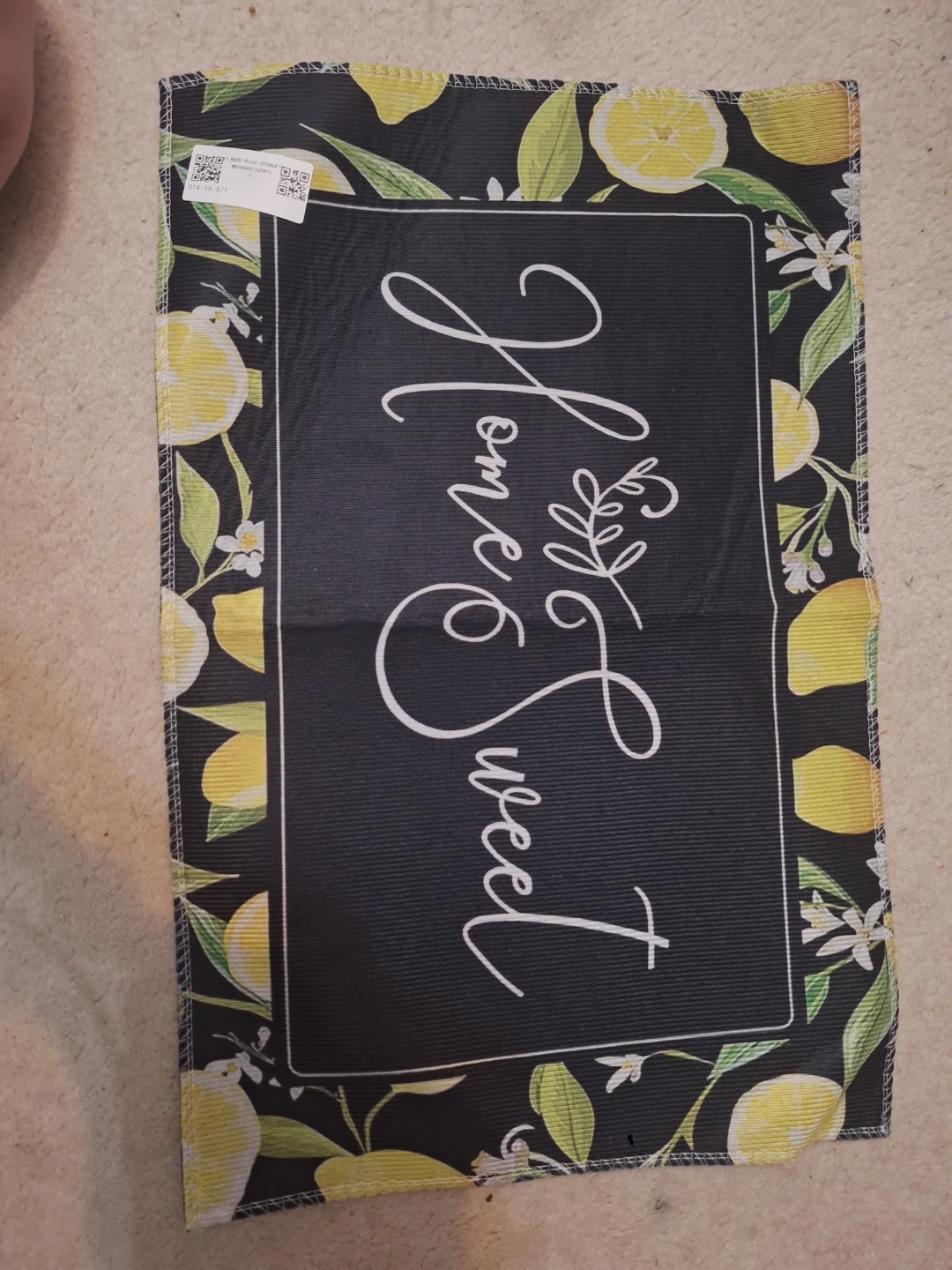 NEW Home Sweet Home Lemon Doormat - photo 4