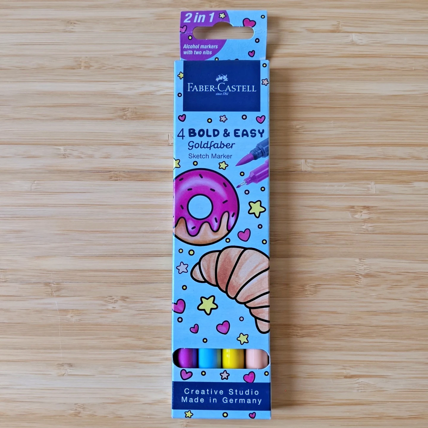 Faber-Castell Goldfaber Sketch Markers  Set - 4 Bold & Easy