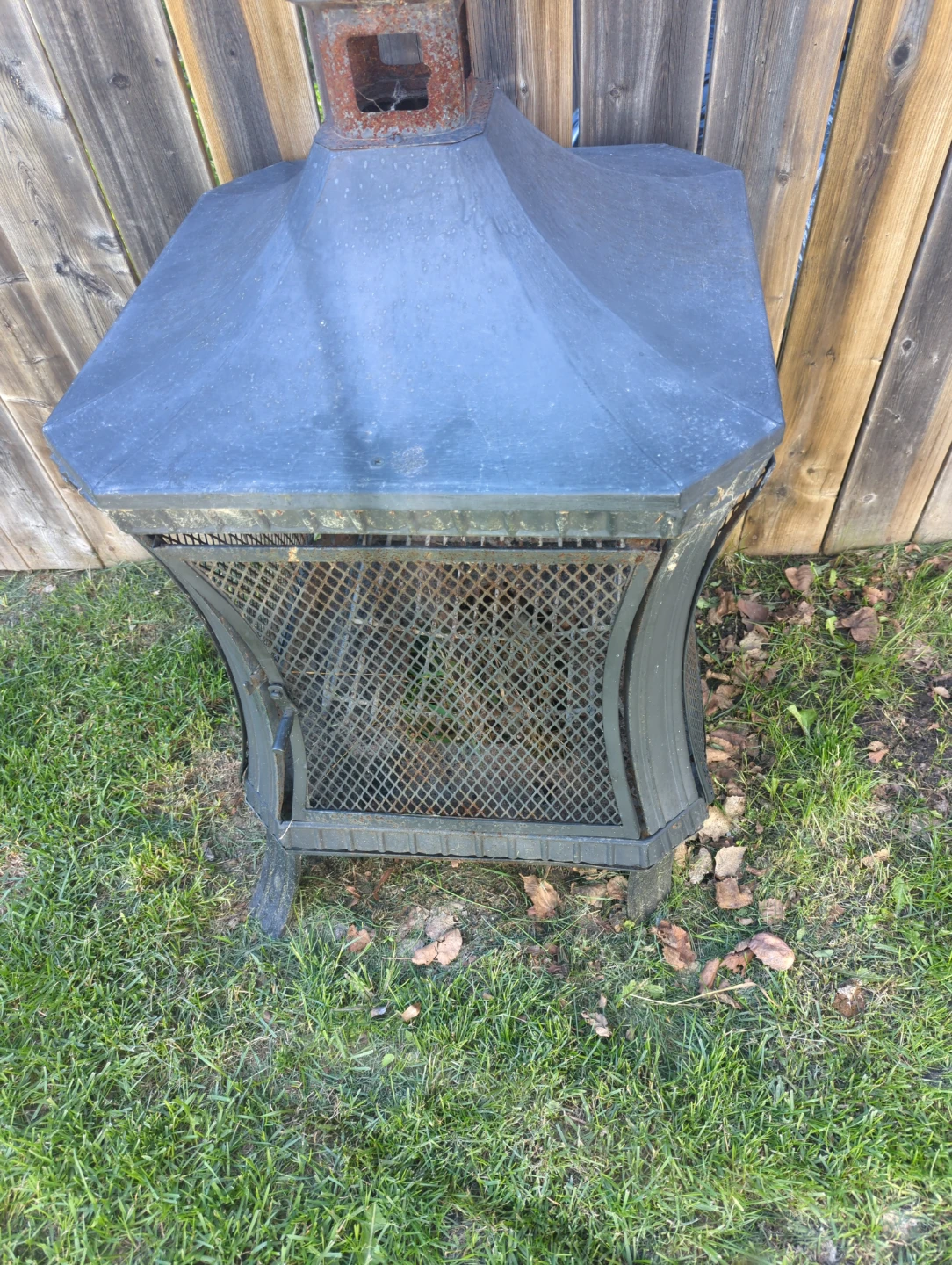 Outdoor Metal Fireplace - photo 2
