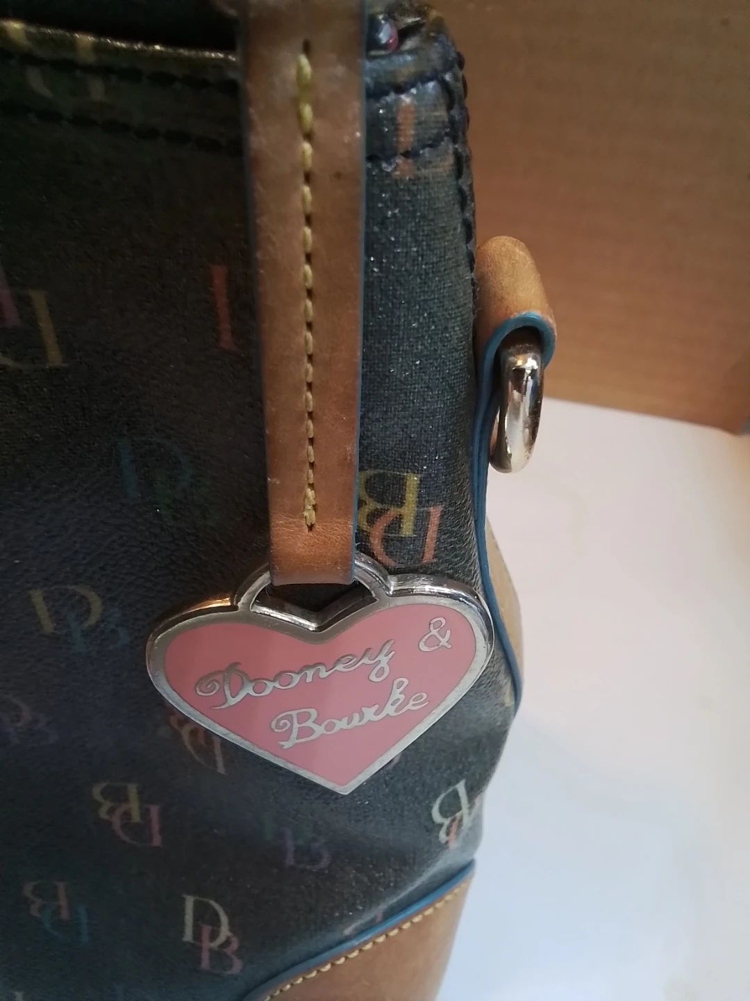 Dooney & Bourke Signature Monogram Satchel Purse - photo 3