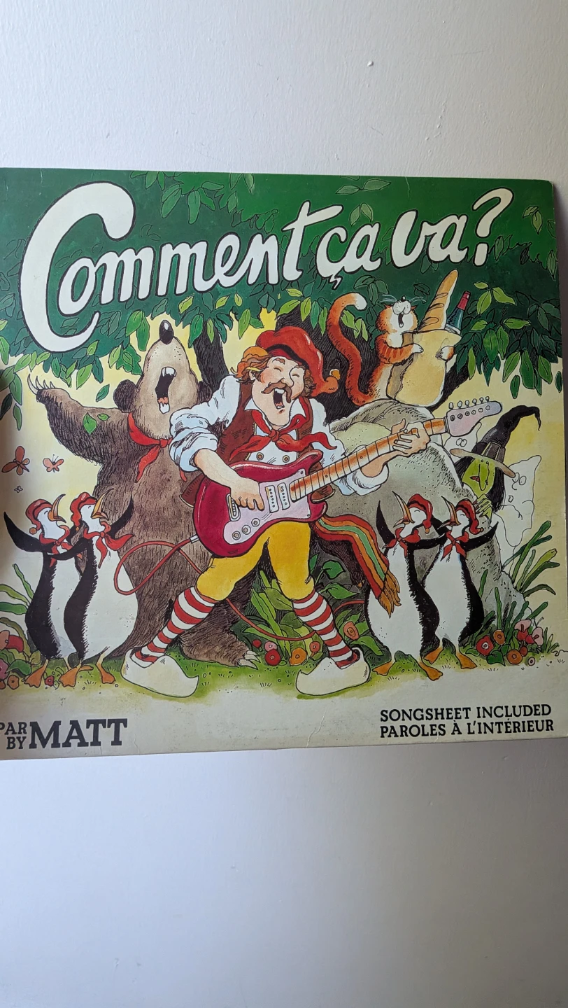Comment ça va? by Matt Songsbook vintage album