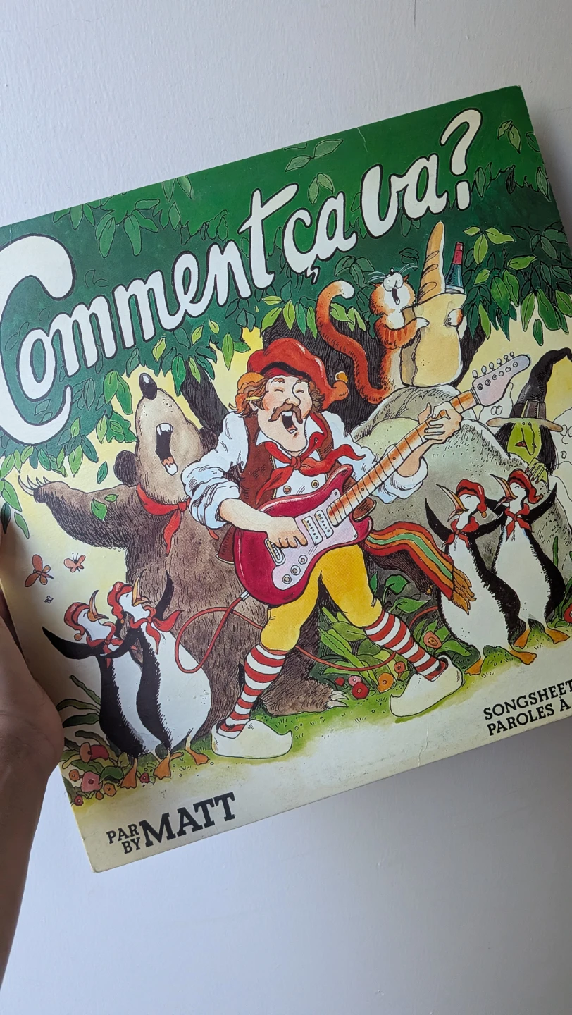 Comment ça va? by Matt Songsbook vintage album - photo 2